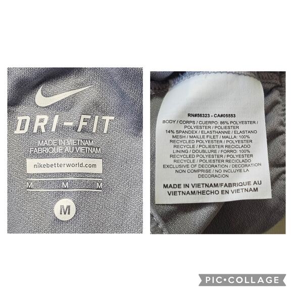 Nike Dri Fit Gray Camo Shorts with Mesh Brief  for Big Kid Size M - Picture 6 of 7